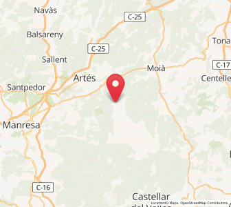 Map of Monistrol de Calders, Catalonia