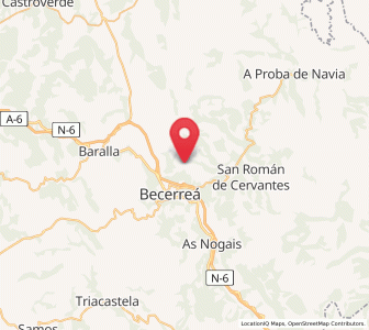 Map of Montaña de Agra, Galicia