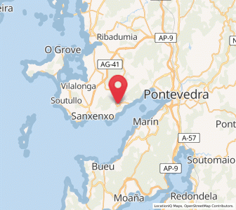 Map of Monte Bouza, Galicia