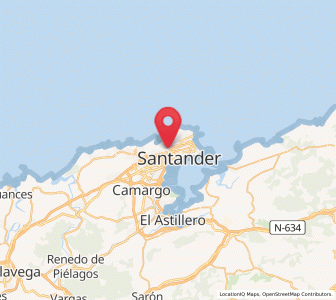 Map of Monte, Cantabria