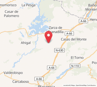 Map of Monte del Soto, Extremadura