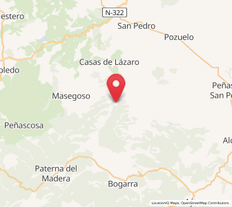 Map of Montemayor, Castille-La Mancha