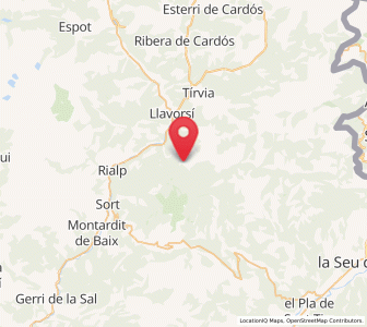 Map of Montenastró, Catalonia