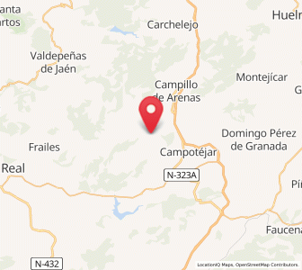 Map of Montillana, Andalusia