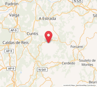Map of Montillón de Arriba, Galicia