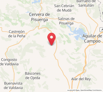 Map of Montoto de Ojeda, Castille and León