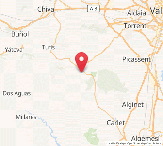 Map of Montroy, Valencia