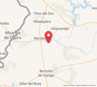 Map of Moral de Sayago, Castille and León