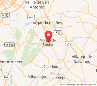 Map of Morata de Tajuña, Madrid