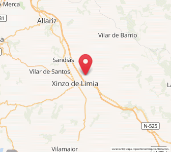 Map of Morgade, Galicia