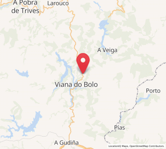 Map of Morisca, Galicia