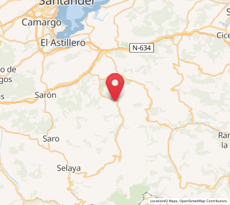 Map of Mortesante, Cantabria