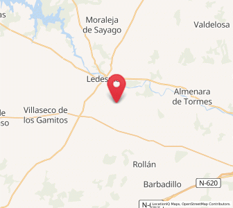 Map of Muchachos, Castille and León