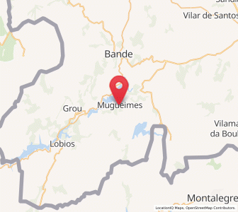 Map of Muiños, Galicia