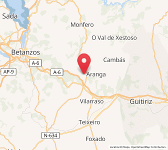 Map of Muniferral, Galicia