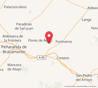 Map of Muñosancho, Castille and León
