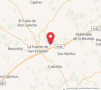 Map of Muñoz, Castille and León