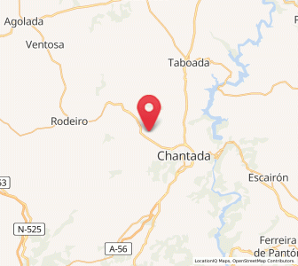 Map of Muradelle, Galicia
