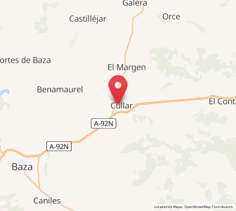 Map of Mures, Andalusia