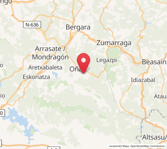Map of Murgia, Basque Country