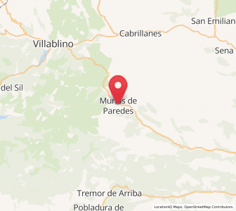 Map of Murias de Paredes, Castille and León
