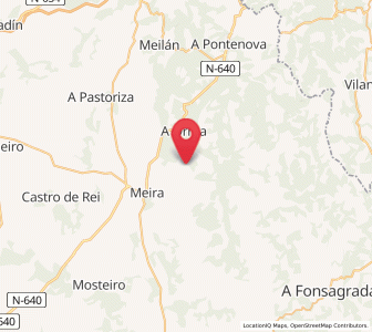 Map of Murias, Galicia