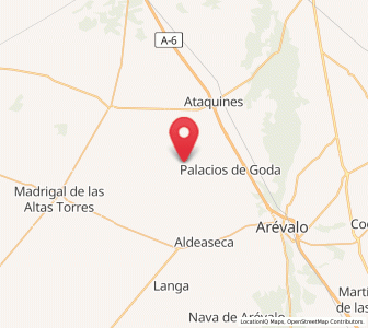 Map of Muriel de Zapardiel, Castille and León