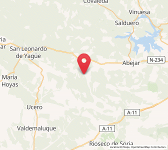 Map of Muriel Viejo, Castille and León