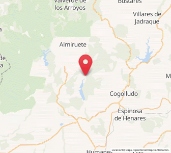 Map of Muriel, Castille-La Mancha