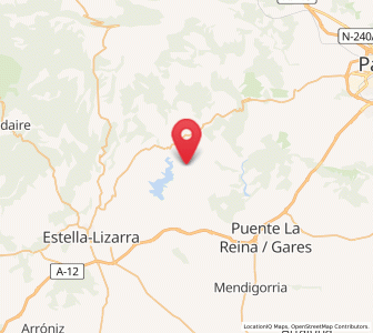 Map of Muzqui, Navarre