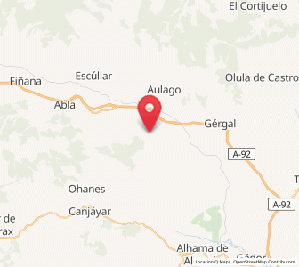 Map of Nacimiento, Andalusia