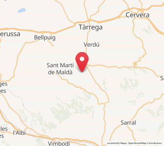 Map of Nalec, Catalonia