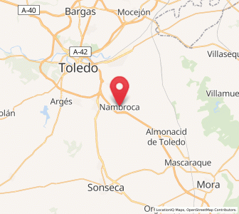 Map of Nambroca, Castille-La Mancha