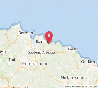 Map of Natxitua, Basque Country