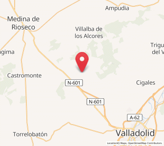 Map of Navabuena, Castille and León