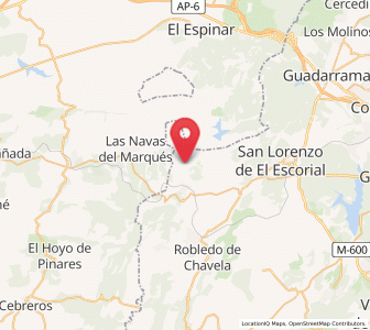 Map of Navalespino, Madrid