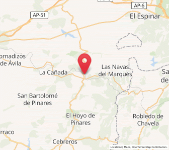 Map of Navalperal de Pinares, Castille and León