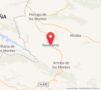 Map of Navalpino, Castille-La Mancha