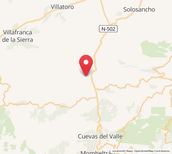 Map of Navalsauz, Castille and León