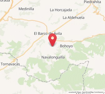 Map of Navamures, Castille and León