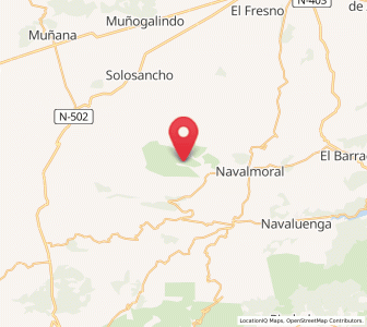 Map of Navandrinal, Castille and León