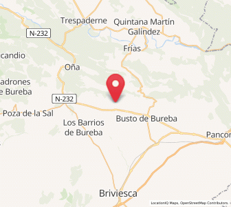 Map of Navas de Bureba, Castille and León