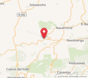 Map of Navatalgordo, Castille and León