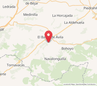 Map of Navatejares, Castille and León