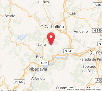 Map of Navío, Galicia
