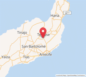 Map of Nazaret, Canary Islands