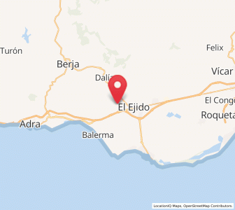 Map of Ñeca, Andalusia
