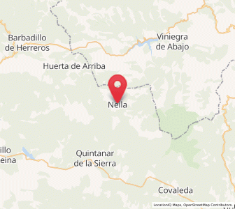 Map of Neila, Castille and León
