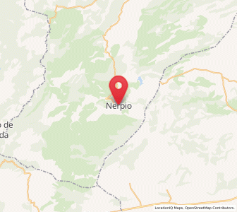 Map of Nerpio, Castille-La Mancha