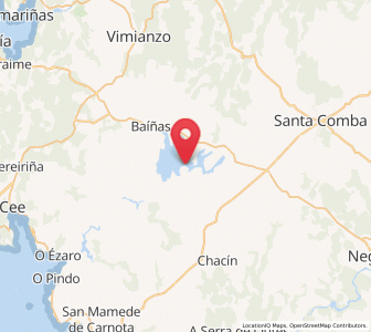 Map of Niñán, Galicia